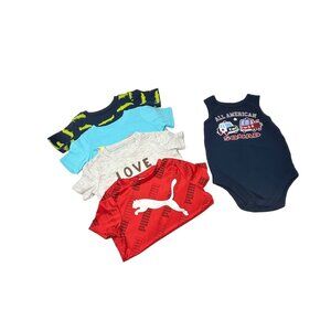 Baby Boy's - 4 Shirts & 1 Body Suit - Size‎ 18 Month
